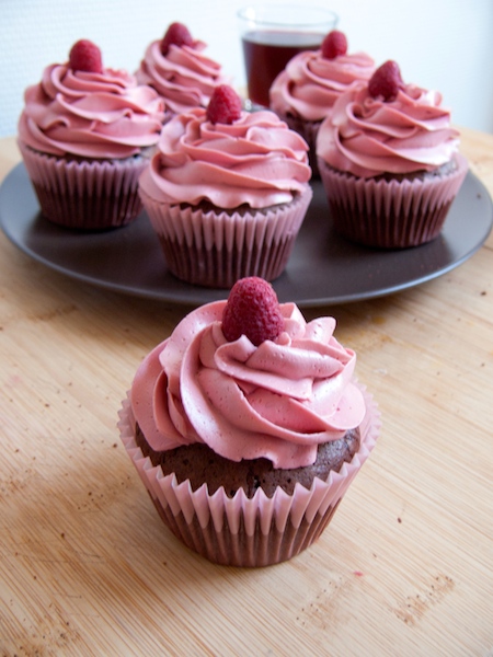 Raspberry Brownies Cupcakes 9